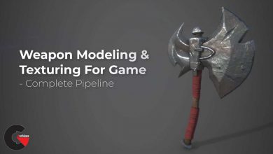 Weapon Modeling & Texturing For Games – Complete Pipeline