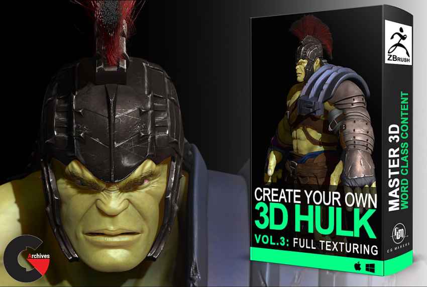Hulk Vol. 3: Texturing and Painting in Zbrush
