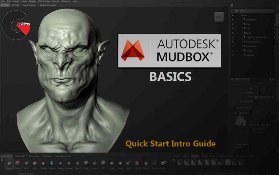 Mudbox Basics Quick Start Intro Guide by Chung Kan