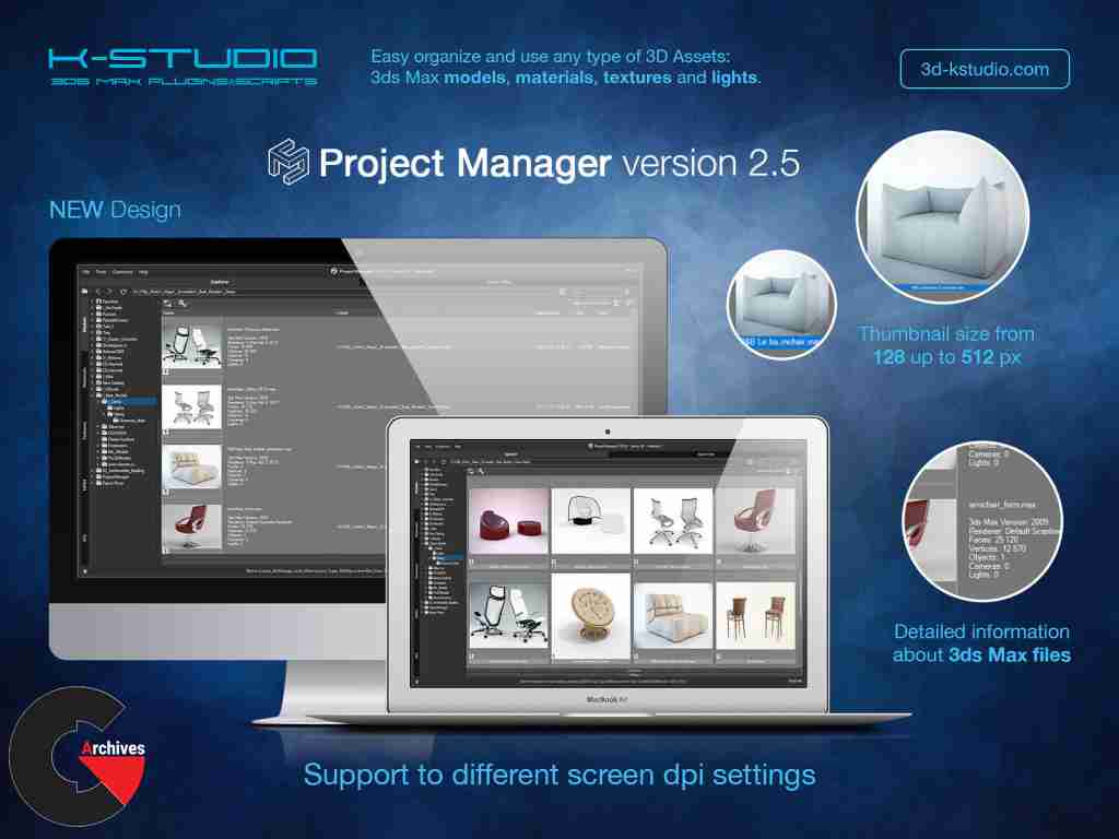 Project manager v2.92.09 for 3ds Max