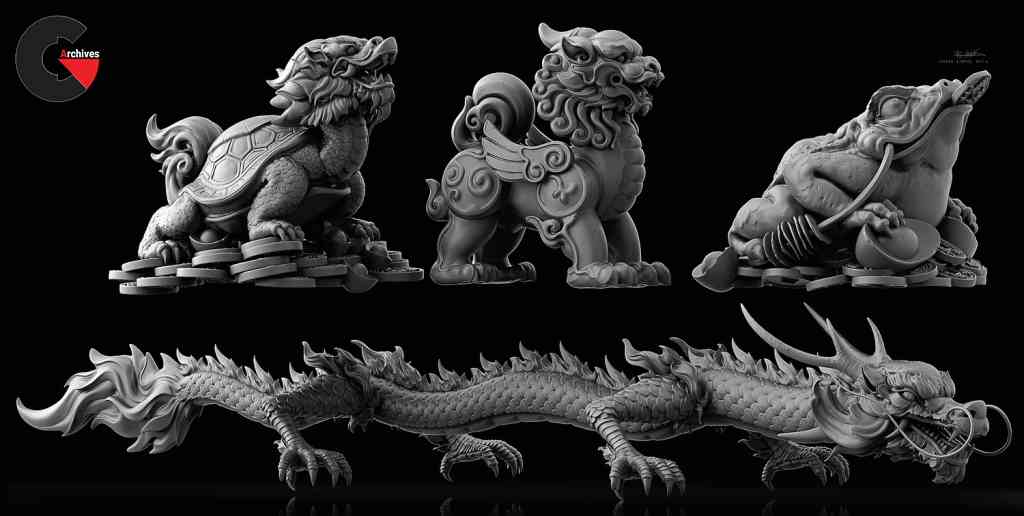 Chinese complete kit - 3d models