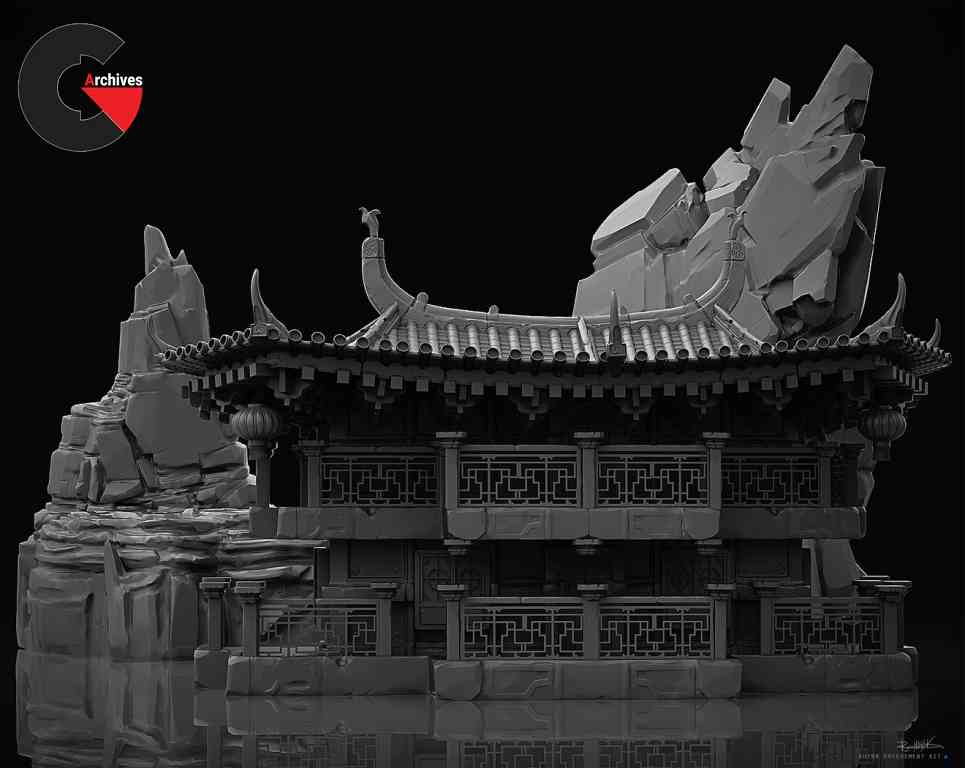 Chinese complete kit - 3d models