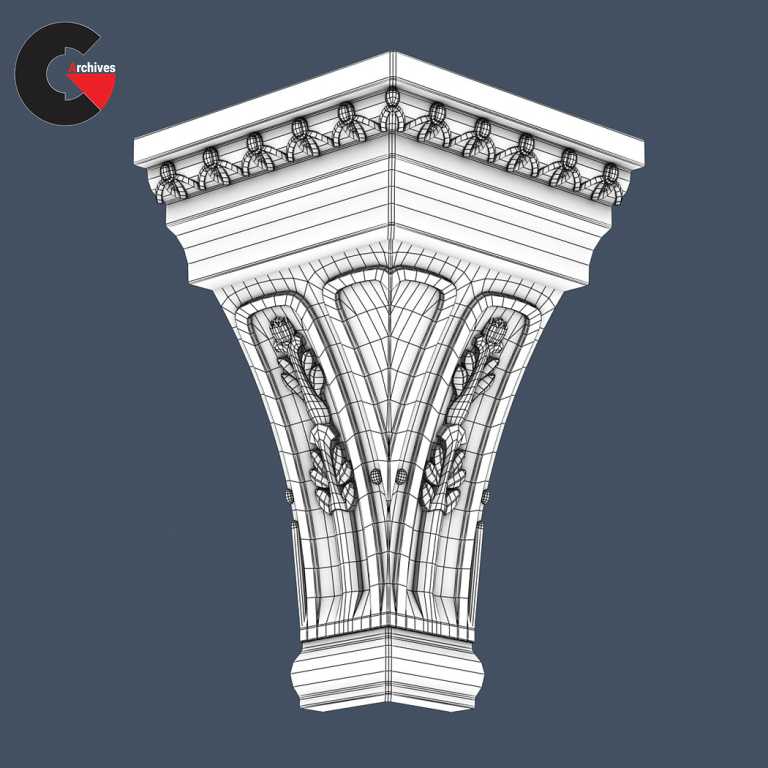 3D Models – 30 Crown Molding Collection