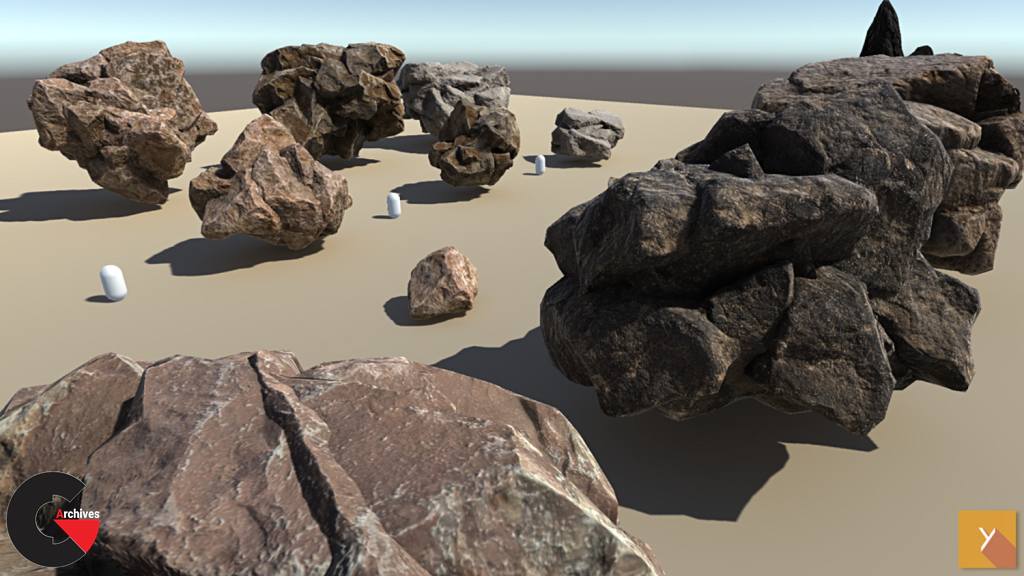 Yughues PhotoScanned Rocks - 3D Models