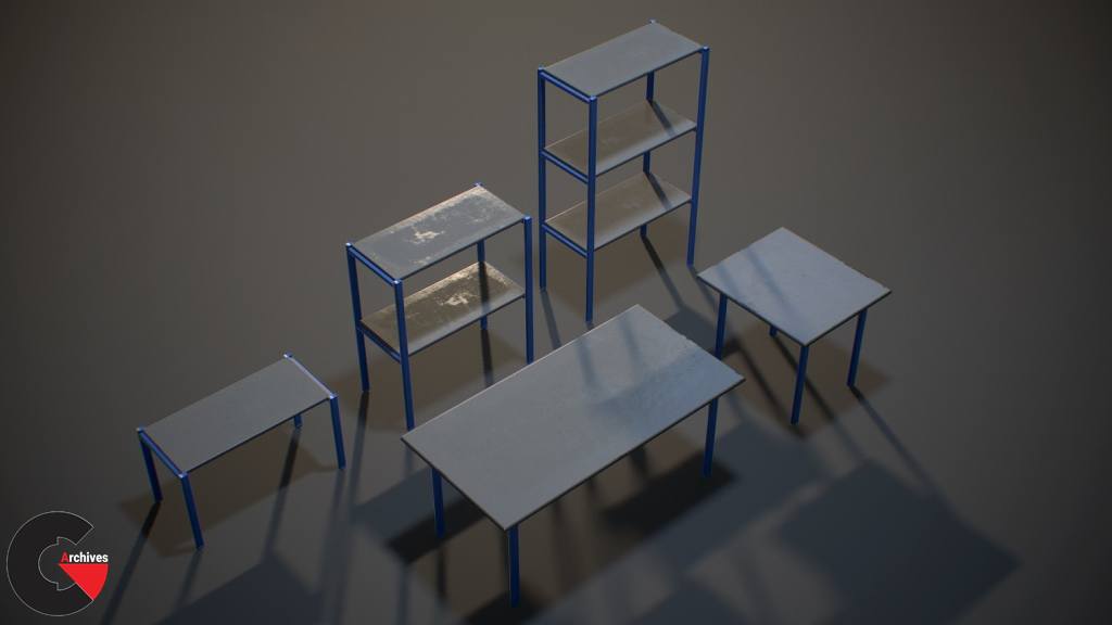 3D Models - Storage Rack Collection