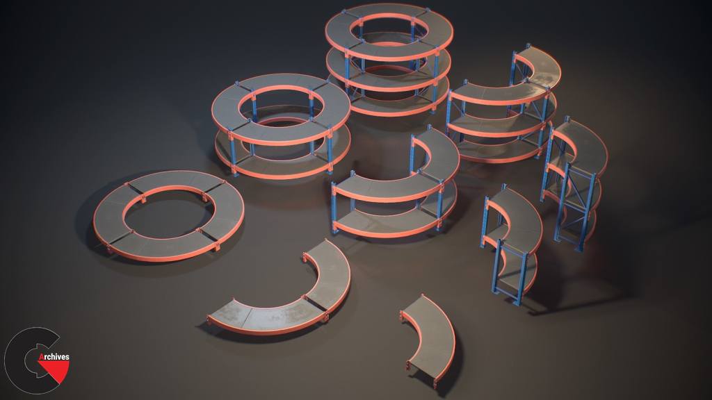 3D Models - Storage Rack Collection