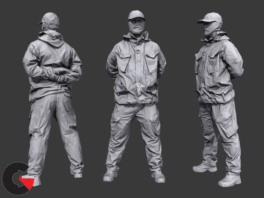 Lowpoly Special Forces Pack - 3D Models