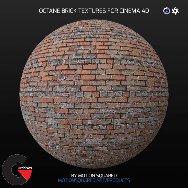 V-Ray Brick Texture Pack for Cinema 4D