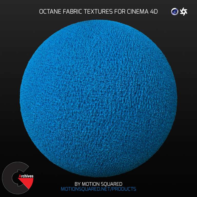 V-Ray Fabric Texture Pack for Cinema 4D