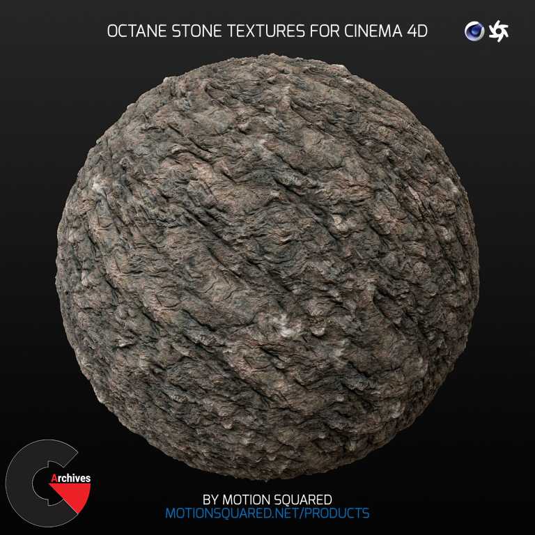 V-Ray Stone Texture Pack for Cinema 4D