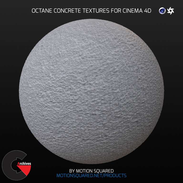 V-Ray Concrete Texture Pack for Cinema 4D