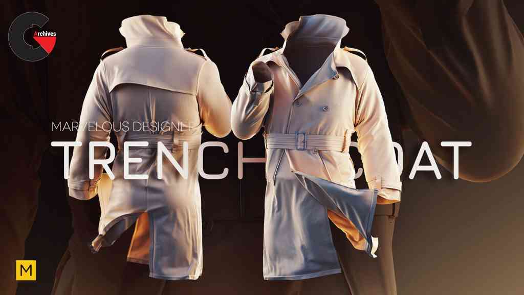 Course Download - Creating a Trench coat using Marvelous Designer and ZBrush