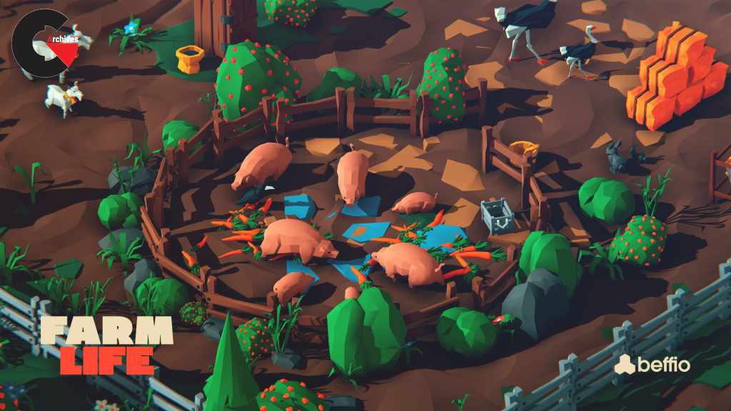 CGTrader – Farm Life Low-poly 3D model