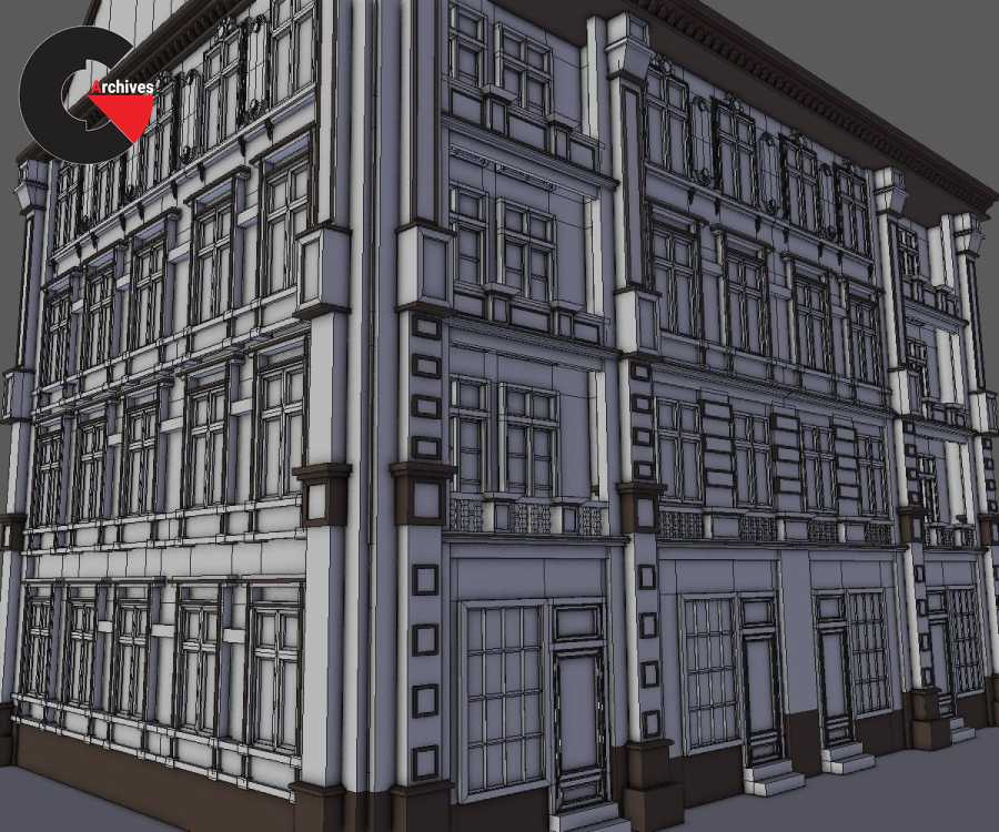 CLASSICAL EUROPEAN BUILDINGS 3D Model Collection