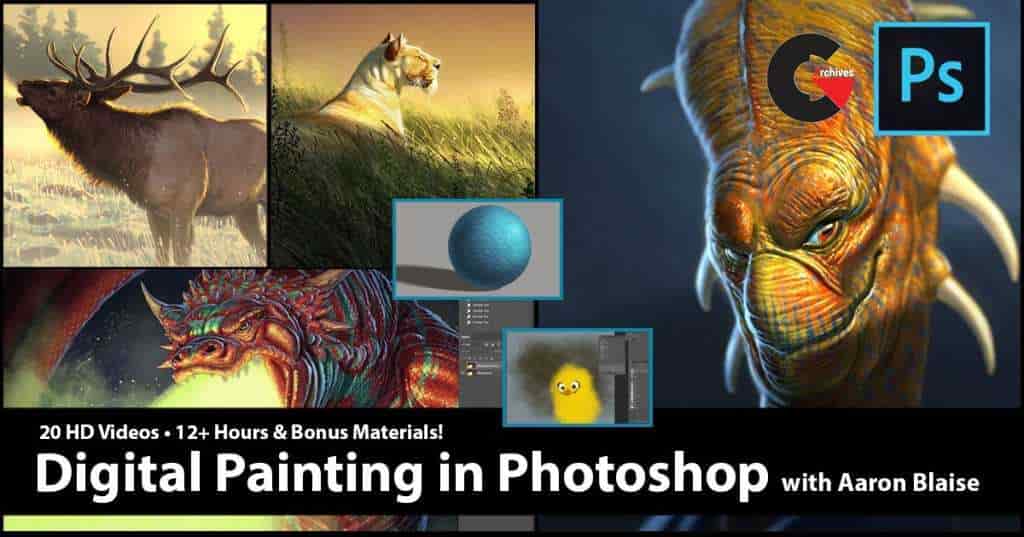 Digital Painting in Photoshop with Aaron Blaise - CGArchives