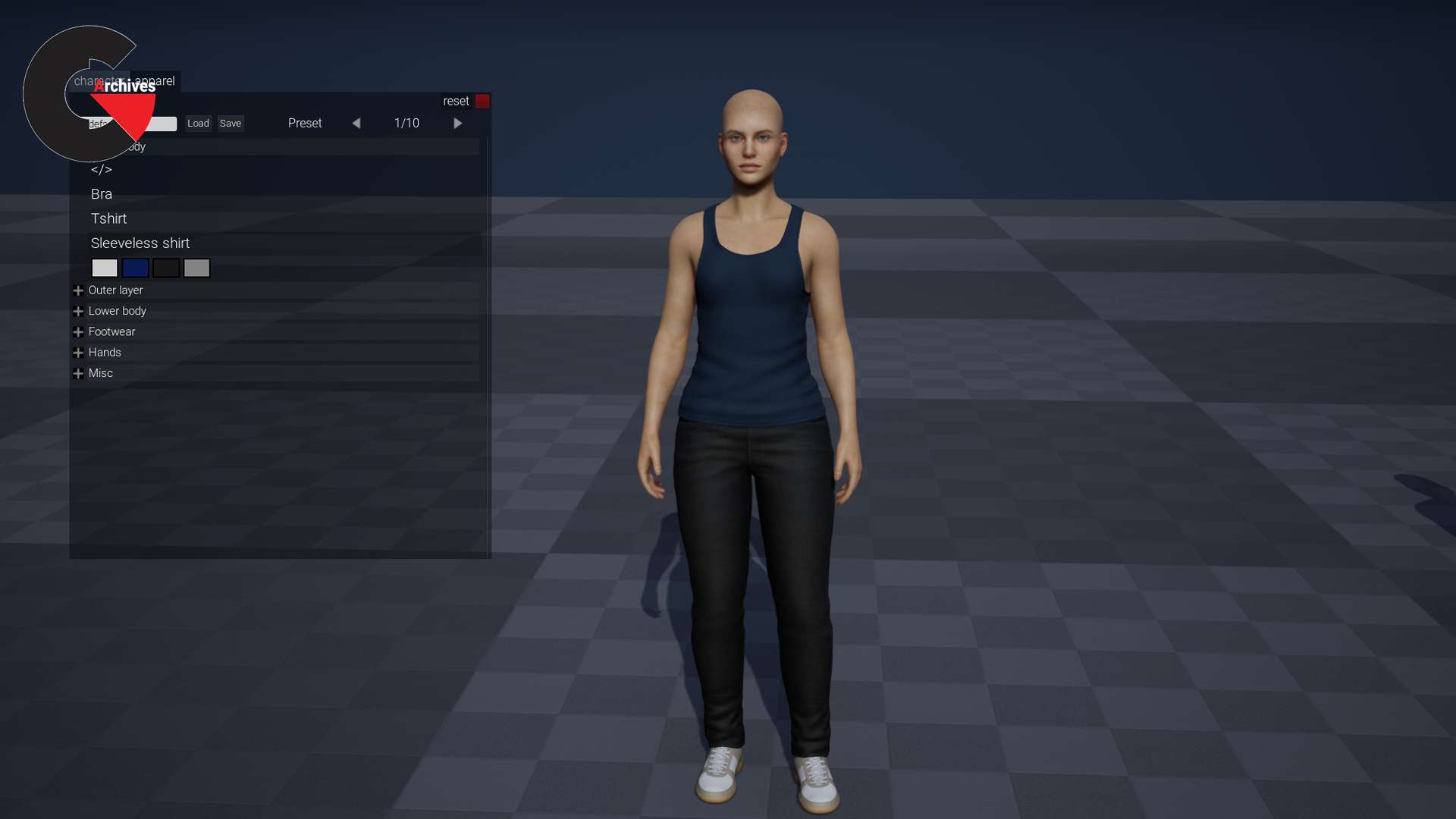 Unreal Engine - Character Customizer