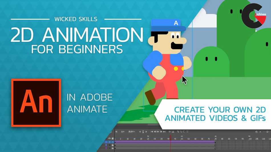 2D Animation For Beginners With Adobe Animate