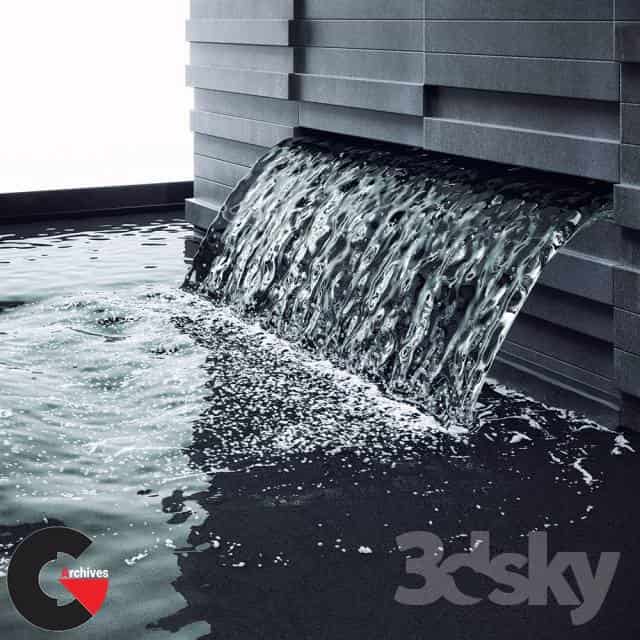 3dsky Pro - Waterfall for the Pool