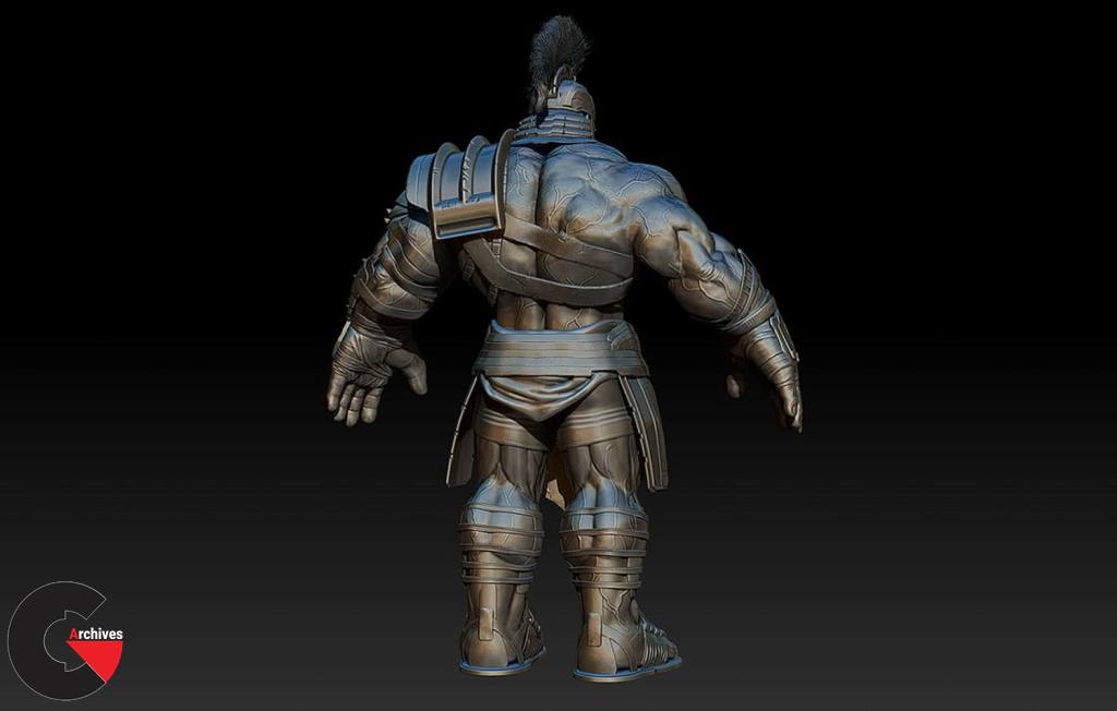 Creation of Muscular 3D characters in Zbrush - Hulk Vol. 2