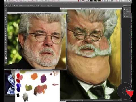 Darth Seiler paints Georgie Boy - Painting techniques