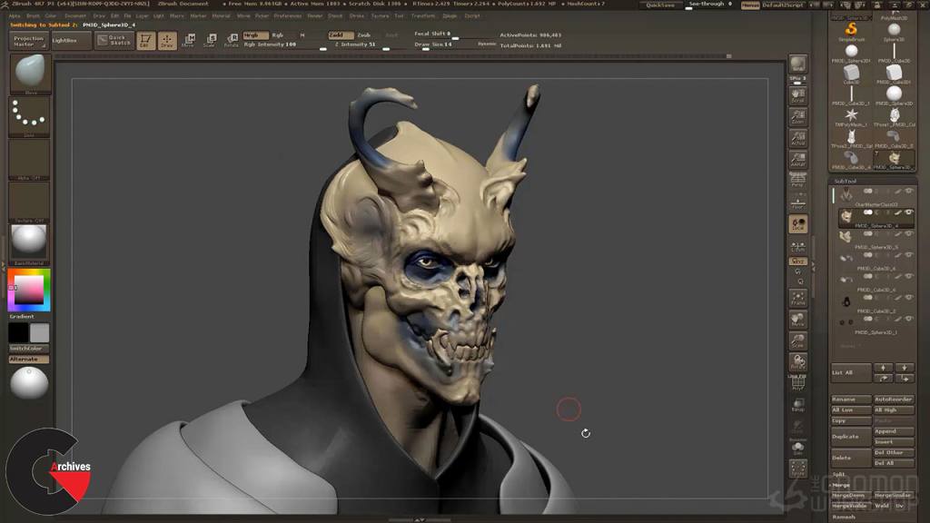 Designing for Production in ZBrush with Rafael Grassetti