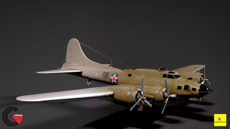How to Texture 3D Aircraft Model in Maya & Substance Painter