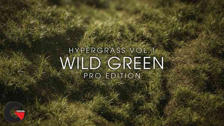 HyperGrass 01 WildGreen - 3D Models
