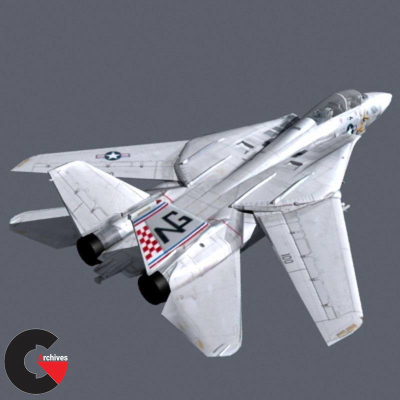 Pack - Combat Aircrafts 3D model