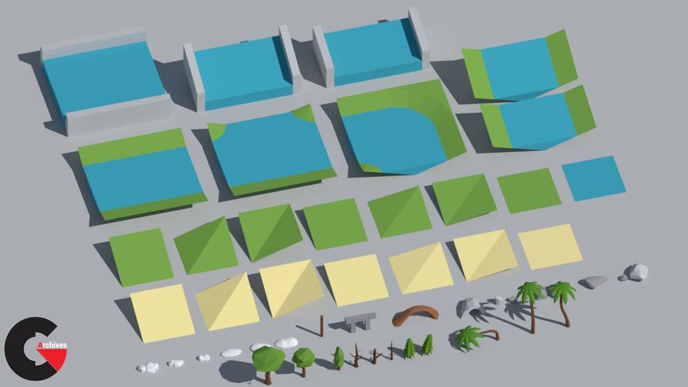 SimplePoly Urban - Low Poly Assets Low-poly 3D model
