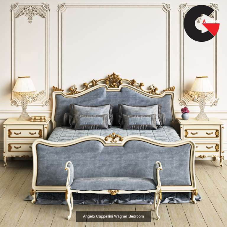 Classic Bedrooms Pack 3D Model Collection