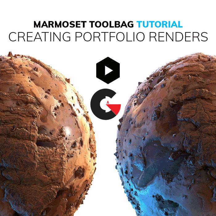 Creating portflio renders with Marmoset Toolbag