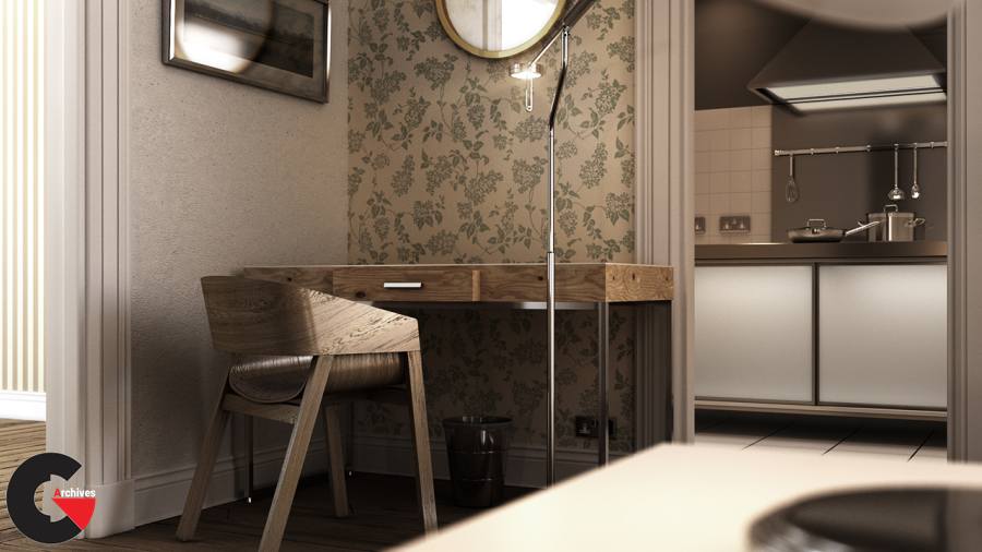 Modeling Lighting and Rendering Interior Visulizations in 3ds Max