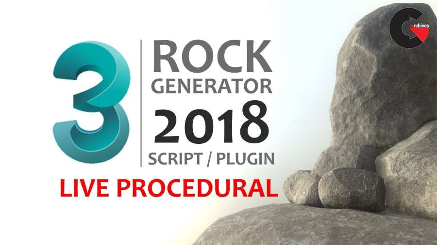 Rock Generator Plugin for 3ds Max