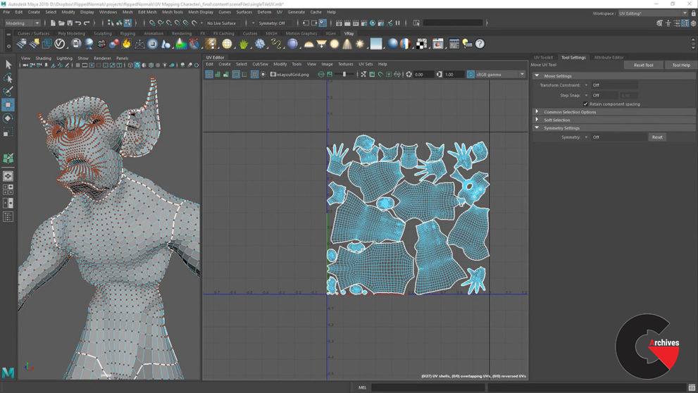 Uv Mapping Characters tutorial