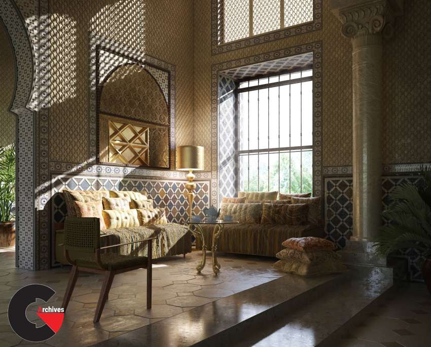 Archinteriors vol.31 - 3D Models :  Archinteriors vol. 31 includes 10 fully textured oriental style interior scenes. Every scene is ready to render