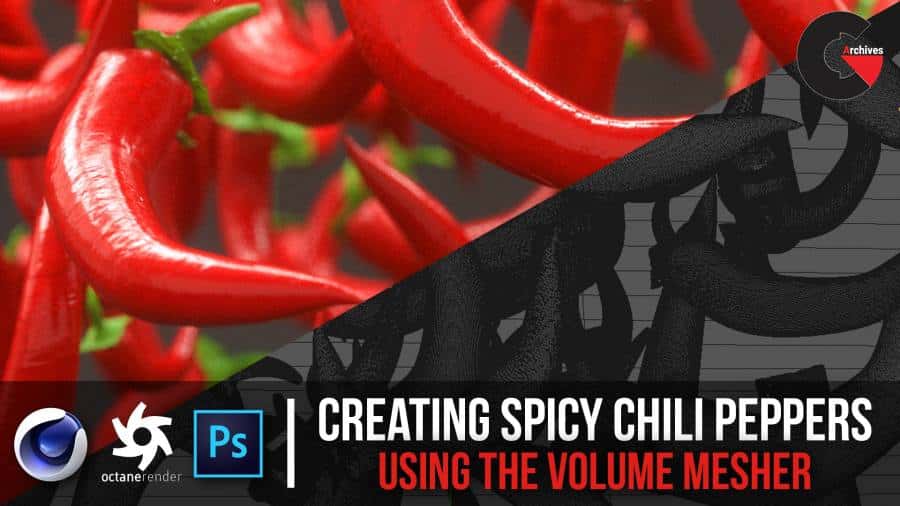 Creating Spicy Chili Peppers Using the Volume Mesher