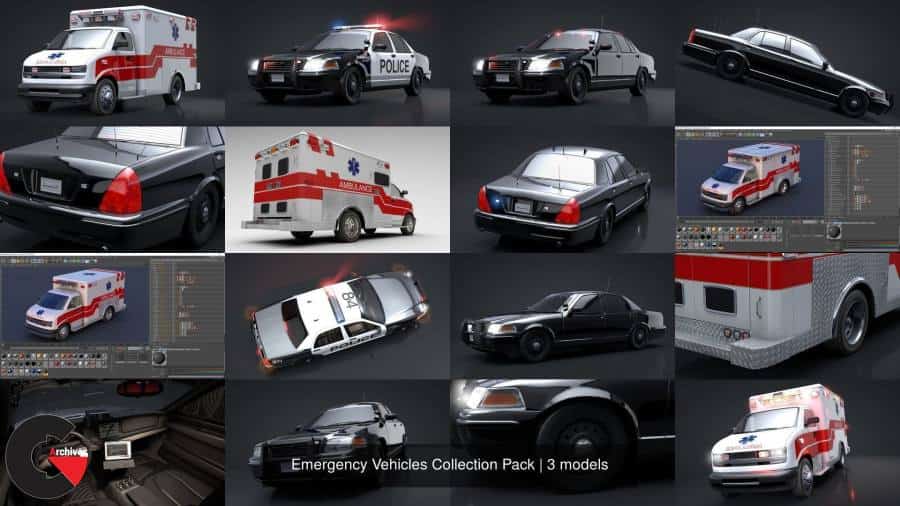 Emergency Vehicles Collection Pack