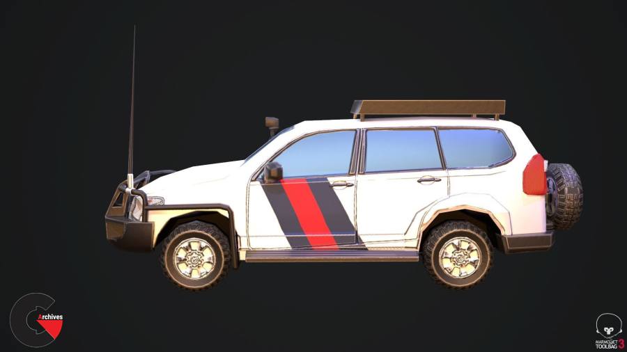 Pack of Australian Vehicle Low-poly 3D model