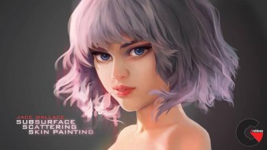 Subsurface Scattering Skin Painting Video + PSD + Brushes + more