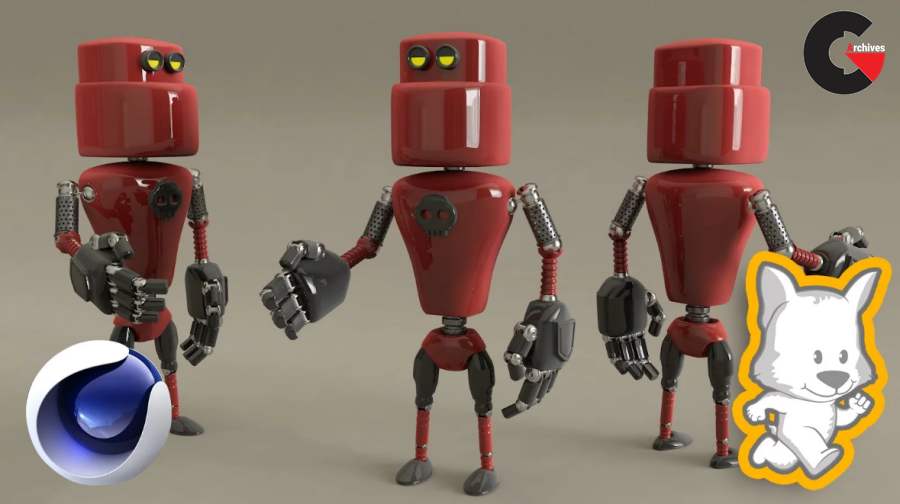 3D Character Creation in Cinema 4D Modeling a 3D Robot