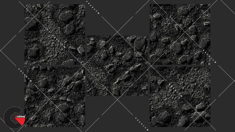 Texture Pack Seamless Black Rock Vol 01 Texture