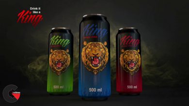 3D Product Visualization in Cinema 4D - Model, texture and render an Energy Drink Poster