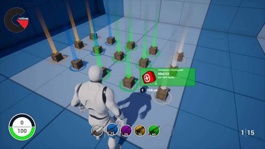 Inventory for Battle Royale