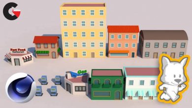 Low Poly Modeling in Cinema 4D - Vol 1 3D Buildings