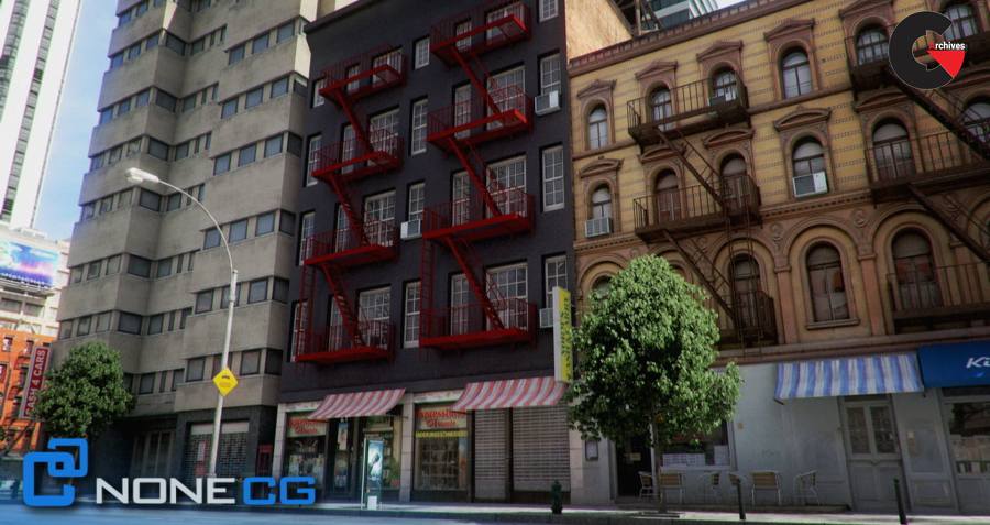 NYC - 4 Blocks - 31 Buildings 3D model