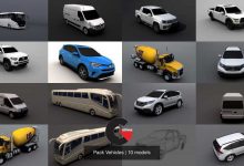 Pack Vehicles 3D Model Collection