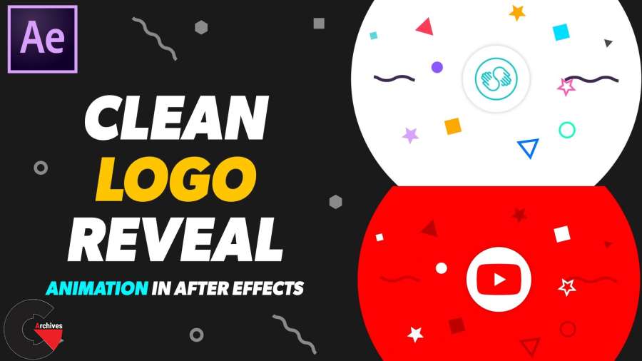 2D Clean Logo Reveal Animation in After Effects