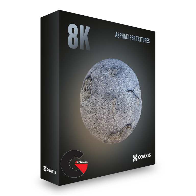 CGAxis – 8K PBR Textures Collection Volume 15 – Asphalt
