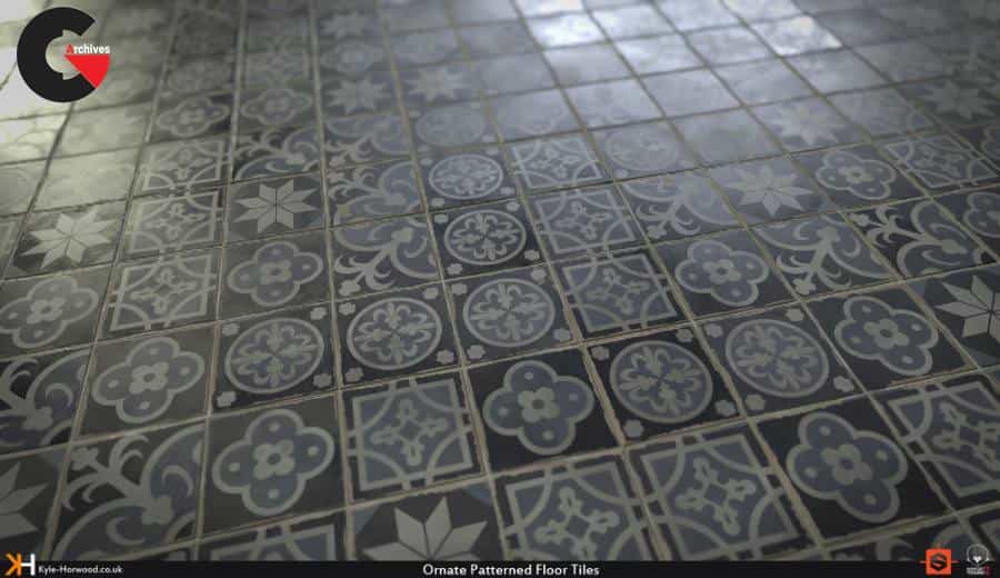 Gumroad - Ornate Tile Creation in Substance Designer