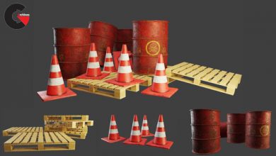 Low poly game assets using Substance Painter